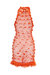 Malva Orange Handmade Crochet Dress - Orange