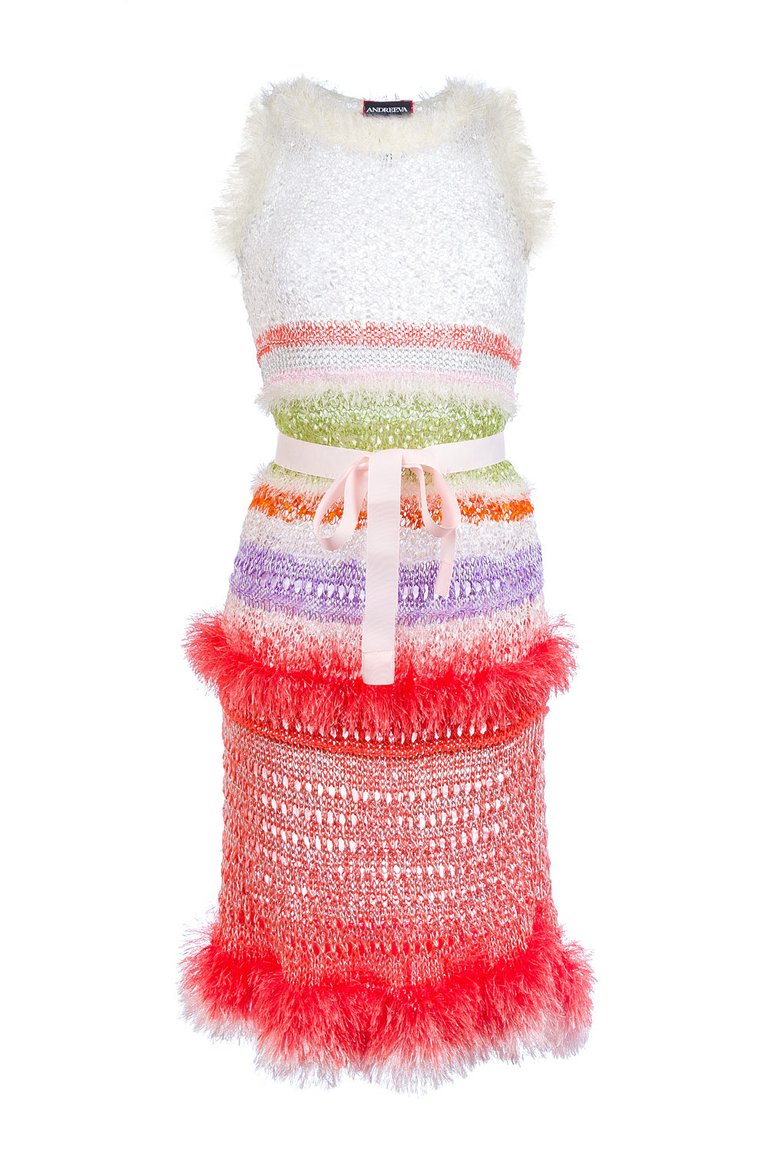 Merlyn Handmade Knit Dress - Multicolor