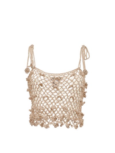 ANDREEVA Metallic Handmade Crochet Top product