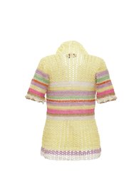 Multicolor Handmade Crochet Shirt