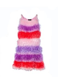 Multicolor Handmade Knit Dress - Multicolor