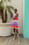 Multicolor Handmade Knit Dress
