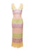 Rainbow Maxi Knit Dress - Multicolor