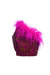 Raspberry Marilyn Top With Feathers Details - Pink