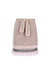 Rococo Baby Pink Handmade Knit Midi Skirt - Pink