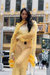 Yellow Cashmere Handmade Knit Shawl