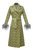 Yellow Jacqueline Coat №22 With Detachable Feathers Cuffs - Yellow