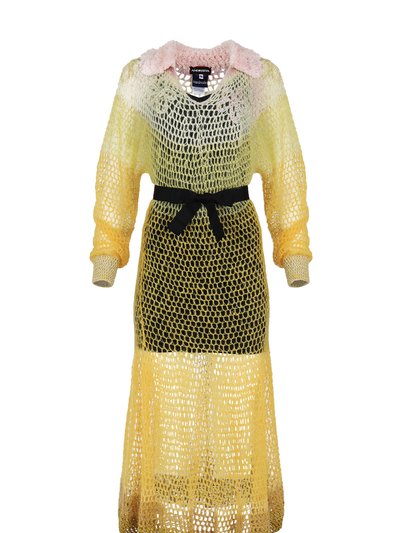 Andreeva Yellow Rose Handmade Knit Dress product