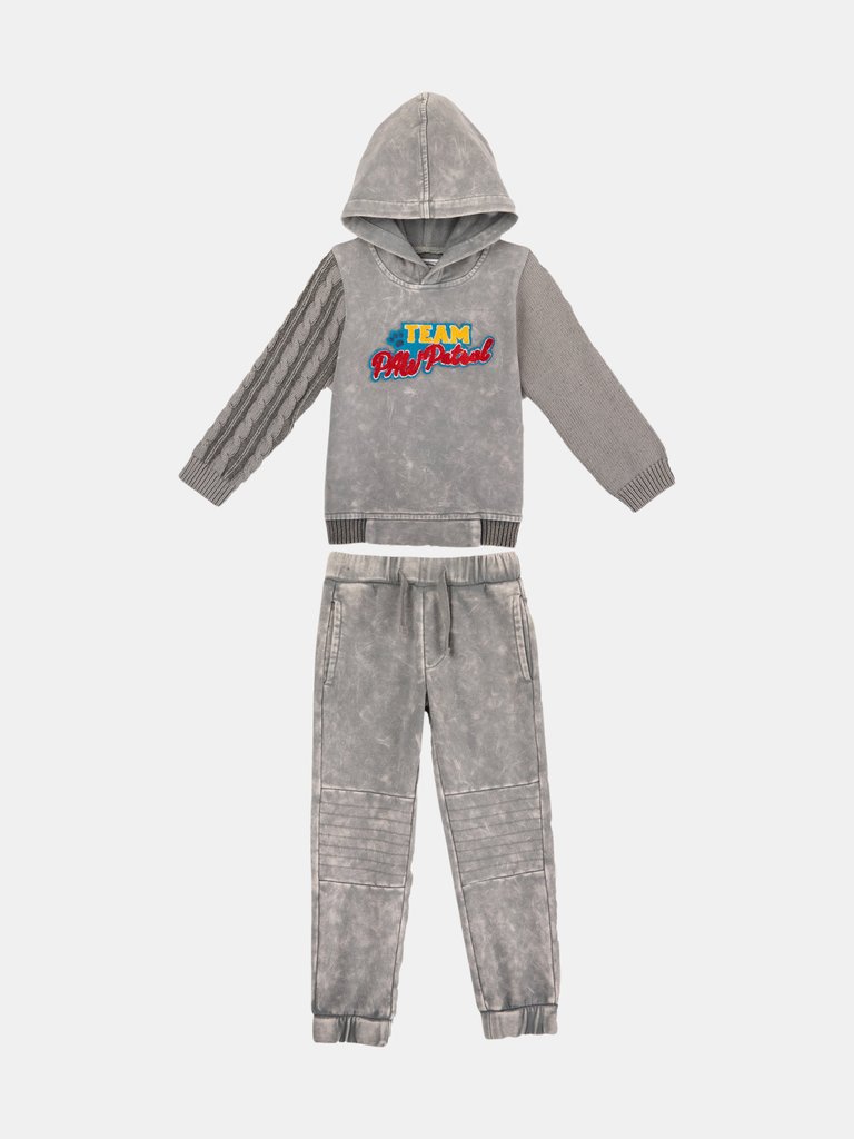 Andy & Evan x Paw Patrol | Grey Sweat Set - Grey