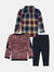 Baby Boys 3-Piece Sweater Set