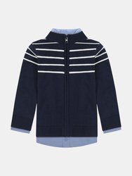 Baby Boys 3-Piece Zip Sweater Set