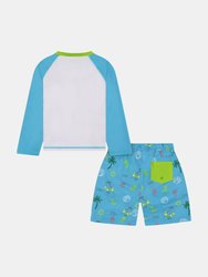 Baby Boys Dino Swim Set