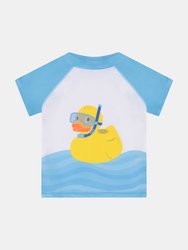 Baby Boys Rubber Ducky Rashguard  Swim Set