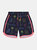 Boys Neon Palm Boardshort - Navy