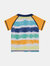 Boys Tie-Dye Stripe Swim Set