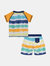 Boys Tie-Dye Stripe Swim Set