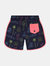 Boys Vintage Neon Swim Set