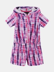 Girls French Terry Cover-Up - Pink