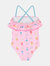 Girls Popsicle Print 1-Piece Swimsuit