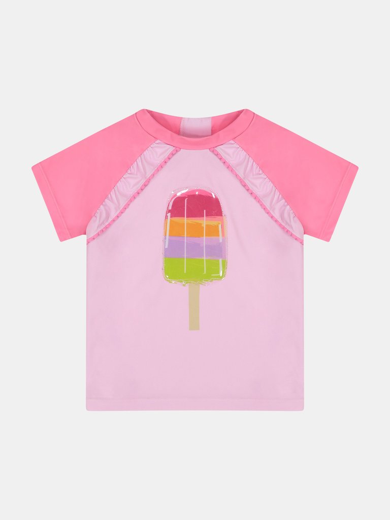 Girls Popsicle Rashguard Swim Set