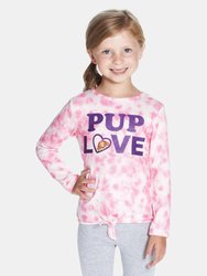 Tie Dye Pup Love Tee