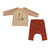 Beige 2PC Little Lion Outfit Set - Beige