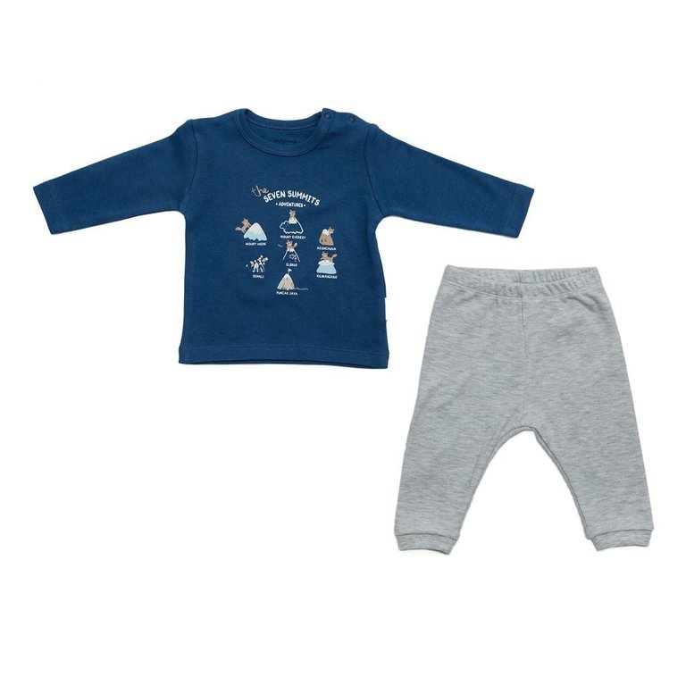 Navy Little Climber Outfit - Navy