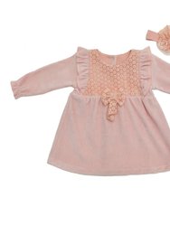 Pink Baby Stars Dress - Pink