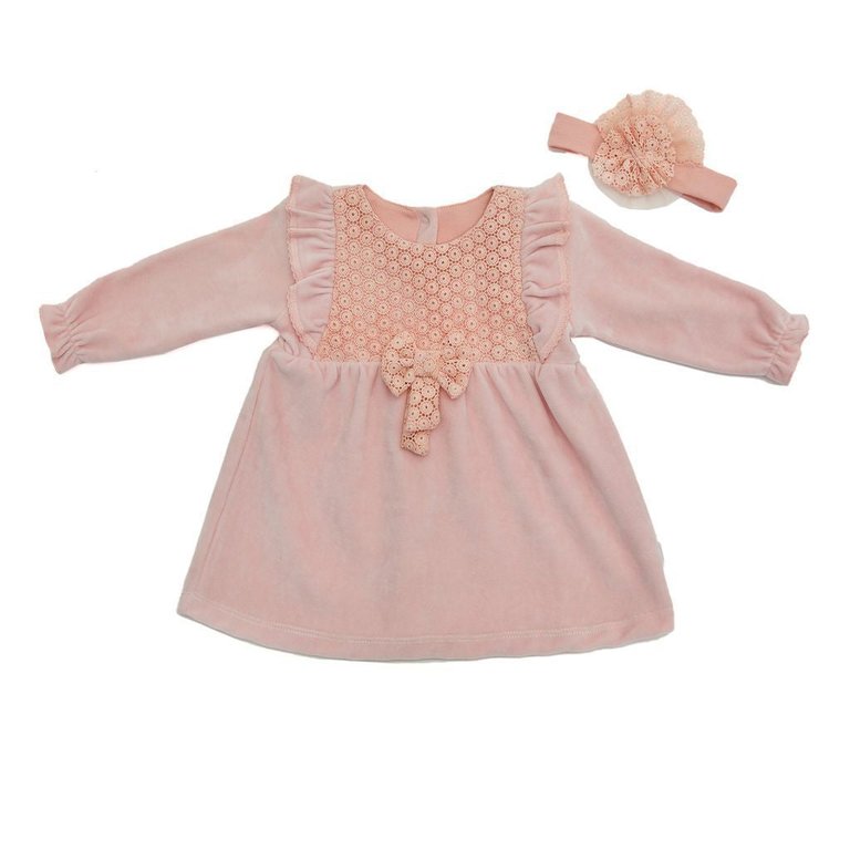 Pink Baby Stars Dress - Pink