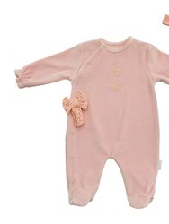 Pink Baby Stars Overall Set - Pink