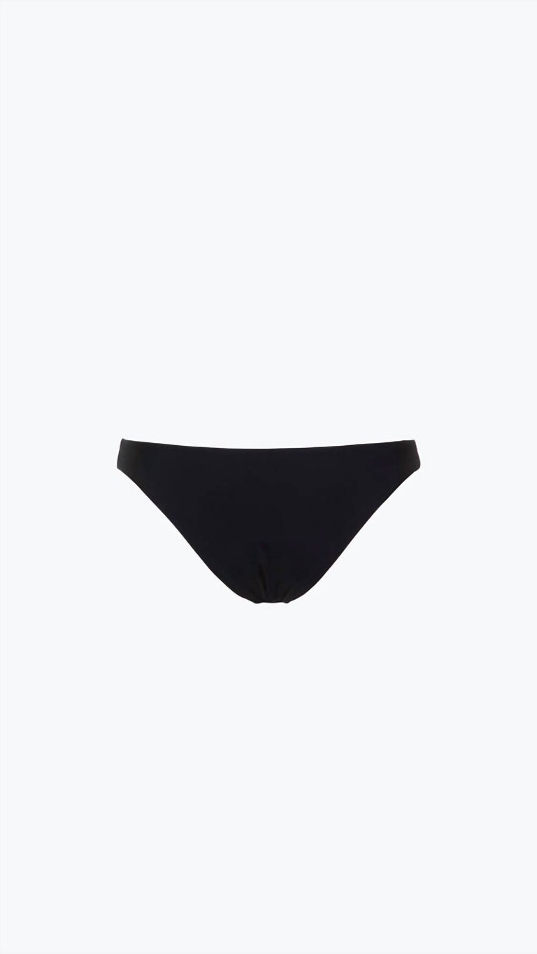 The Hipster Mid-Rise Bottom In Black