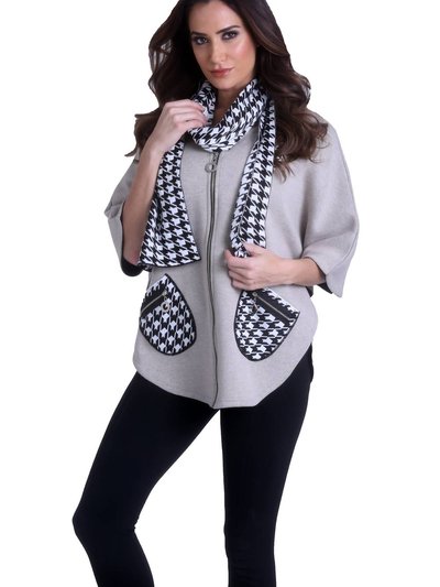 ANGEL Houndstooth Poncho product
