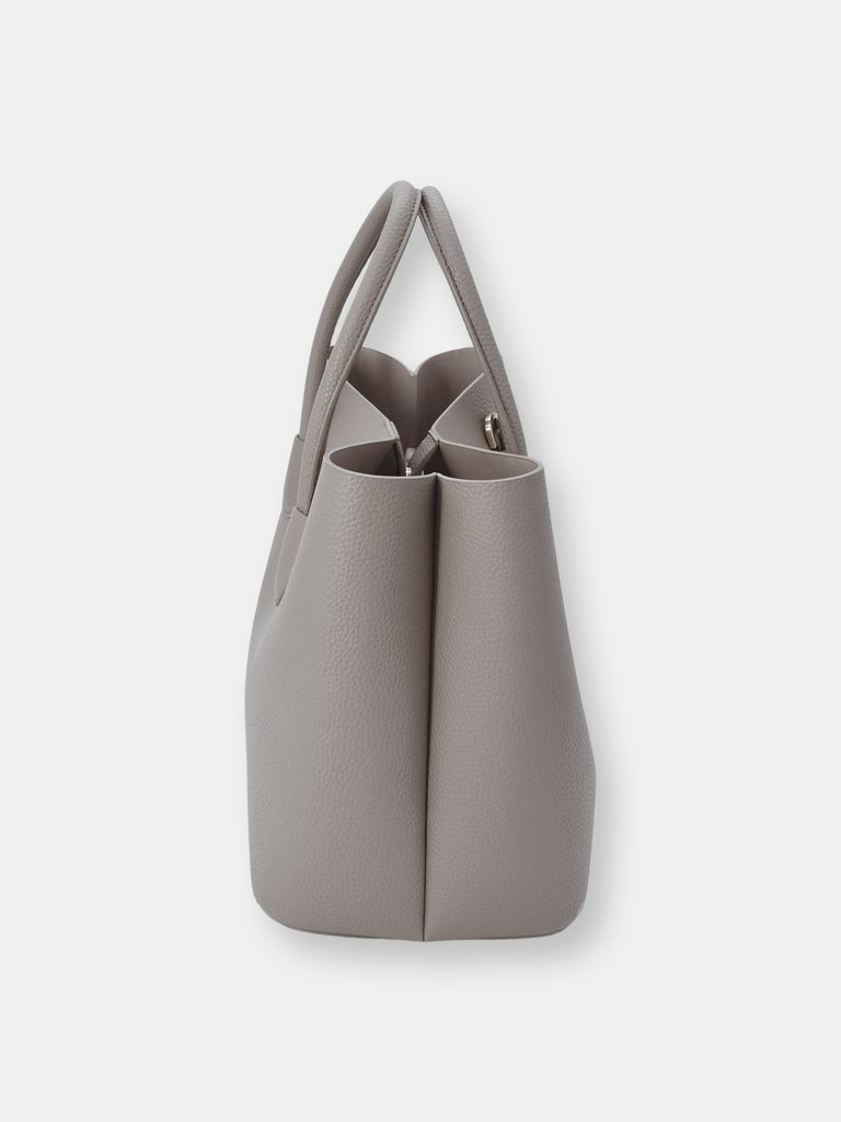 Cher Tote [Signet] - Light Mud Gray