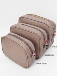 Grace Micro Crossbody [Signet] - Light Mud Gray