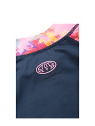 Childrens/Kids Carly Printed Recycled Rash Guard