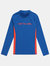 Childrens/Kids Sonny Contrast Rash Guard - Blue