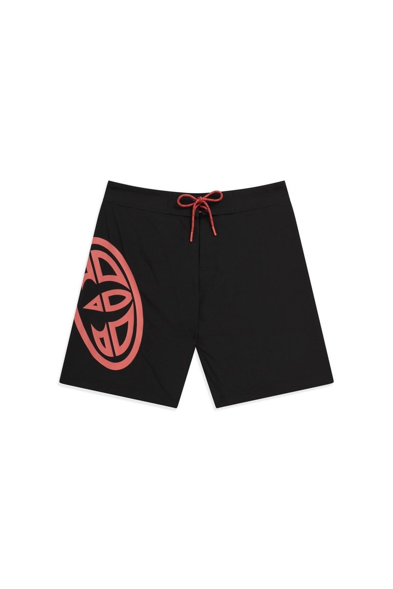 Mens Brett Recycled Boardshorts - Black