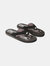 Mens Jekyl Recycled Flip Flops - Black Reflect - Black Reflect