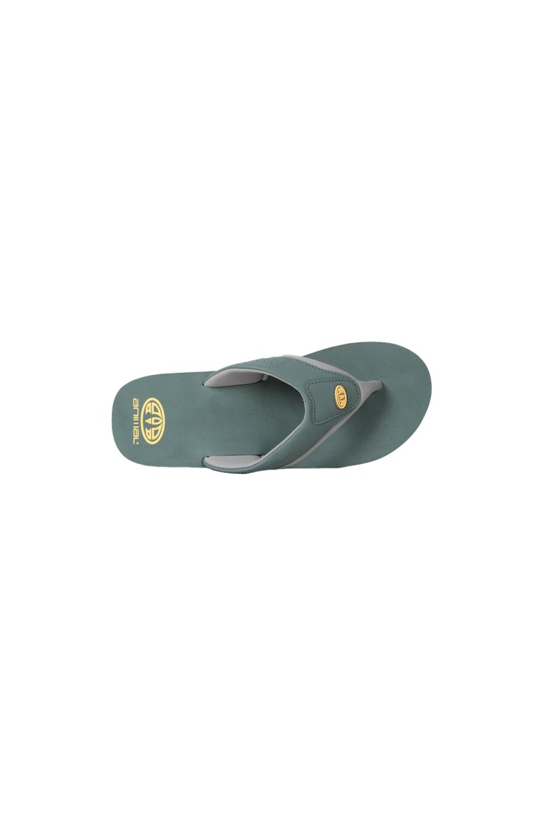 Mens Jekyl Recycled Flip Flops - Green