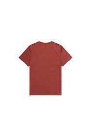 Mens Latero Logo Swimming T-Shirt - Red