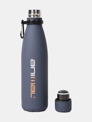 Rubber 480ml Water Bottle One Size - Navy