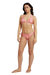 Womens/Ladies Iona Floral Recycled Side Tie Bikini Bottoms - Coral