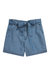 Womens/Ladies Loren Paperbag Shorts - Blue