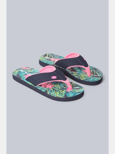 Animal Womens/Ladies Swish Tropical Recycled Flip Flops - Green product