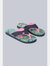 Womens/Ladies Swish Tropical Recycled Flip Flops - Green - Green