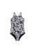 Womens/Ladies Zora Tropical Leaves One Piece Bathing Suit