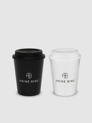 AB Cup 2 Pack - White/Black