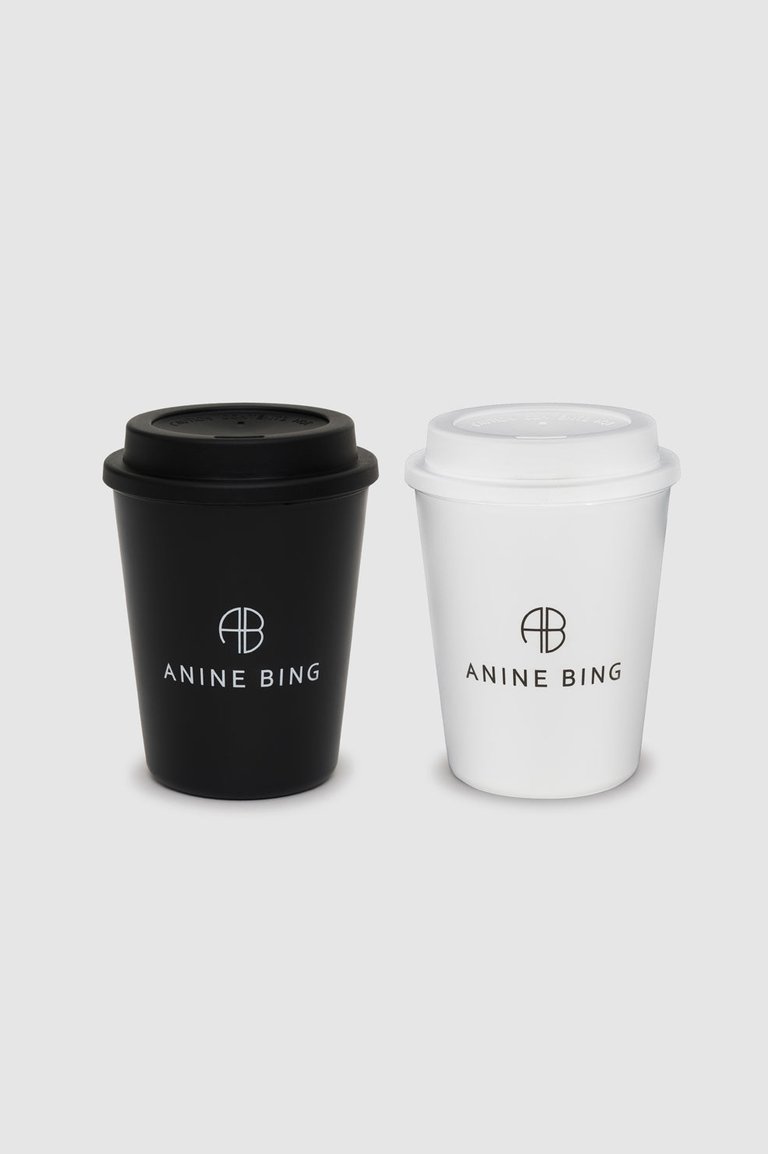 AB Cup 2 Pack - White/Black