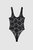 Alysha Bodysuit - Black Floral