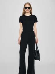 Amani Tee - Black Cashmere Blend - Black Cashmere Blend